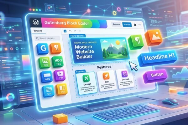 গুটেনবার্গ ব্লক এডিটর (Gutenberg Block Editor) কী? কোডিং ছাড়াই আধুনিক কনটেন্ট ডিজাইনের সহজ উপায়